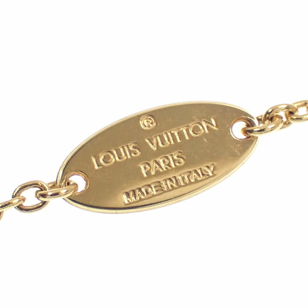 LOUIS VUITTON Gold Pearl Necklace - Picture 6 of 8